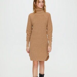 Wilfred Bianca Dress Long Sleeve Knit Merino Wool Turtleneck Size Small